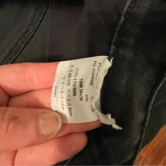 Charcoal Denim Jeans stretchy - Picture 2 of 9